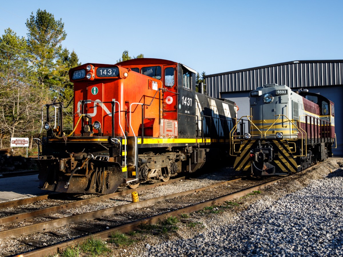a large long train on a steel track